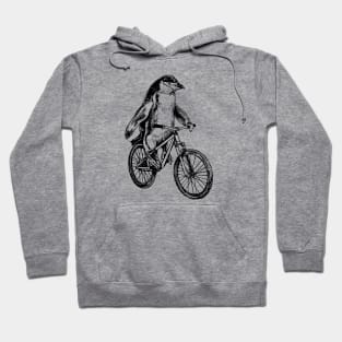 SEEMBO Penguin Cycling Bicycle Bicycling Biker Biking Bike Hoodie